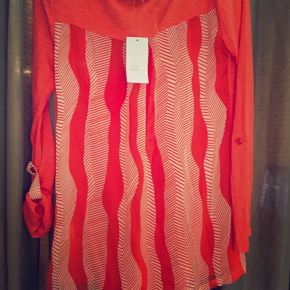 ~🥳NWT~Sheer 🧡💛JOYJOY long-sleeve🥳